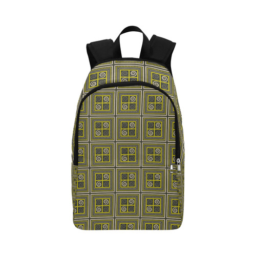 African Fabric Fabric Backpack for Adult (Model 1659)