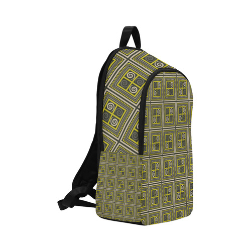 African Fabric Fabric Backpack for Adult (Model 1659)