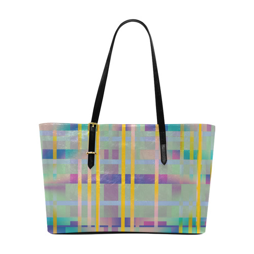 Pastel Plaid Euramerican Tote Bag/Large (Model 1656)