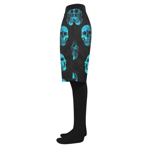 skulls blue by JamColors Men's Swim Trunk (Model L21)