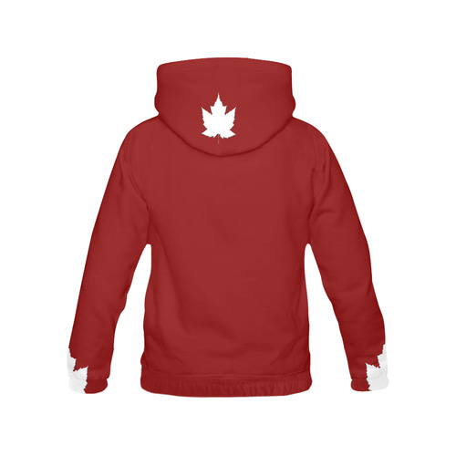 Canada  Maple Leaf Hoodies Canada Hoodies All Over Print Hoodie for Men (USA Size) (Model H13)