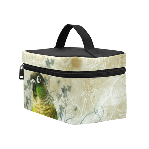 Sweet parrot with floral elements Lunch Bag/Large (Model 1658)