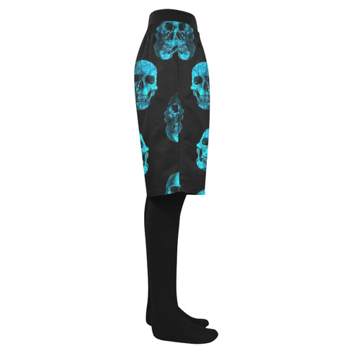 skulls blue by JamColors Men's Swim Trunk (Model L21)