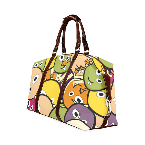 monster colorful doodle Classic Travel Bag (Model 1643) Remake