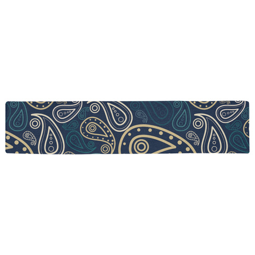 paisley illustration Table Runner 16x72 inch