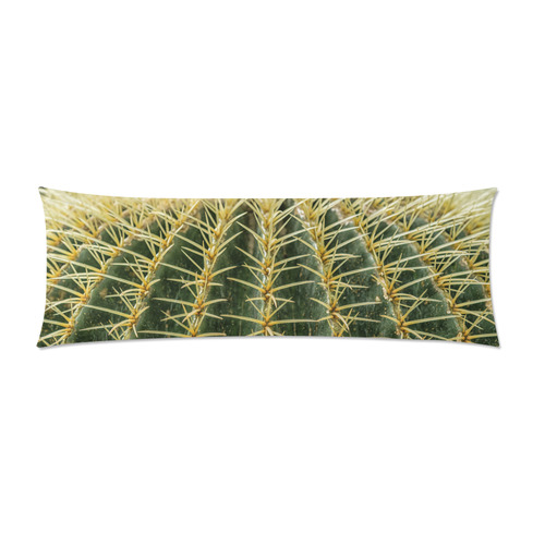 Photography Art - Cactus green yellow Custom Zippered Pillow Case 21"x60"(Two Sides)