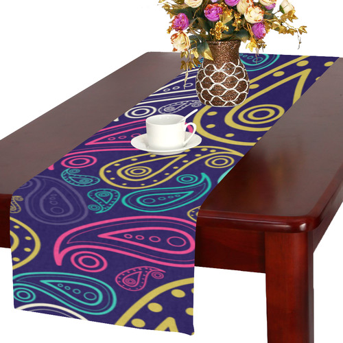 paisley Table Runner 16x72 inch