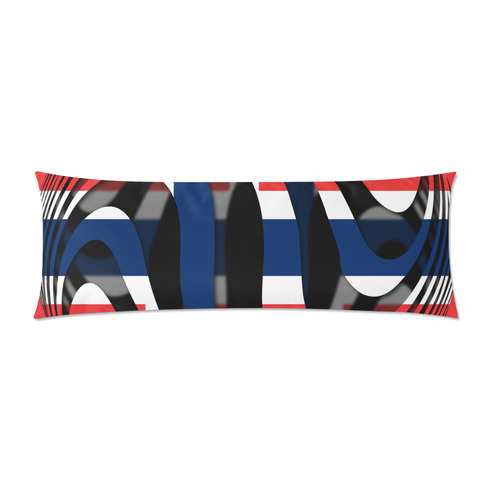 The Flag of Norway Custom Zippered Pillow Case 21"x60"(Two Sides)