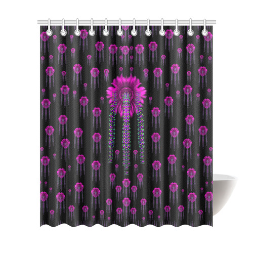 Jungle Flowers Shower Curtain 72"x84"