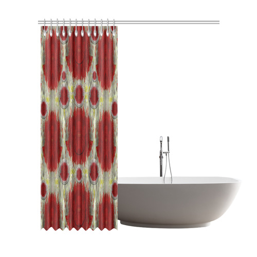 paint on water falls in peace and calm Shower Curtain 72"x84"