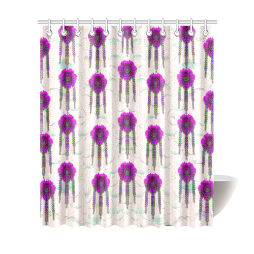 Ice Flower Pop Art Shower Curtain 72"x84"