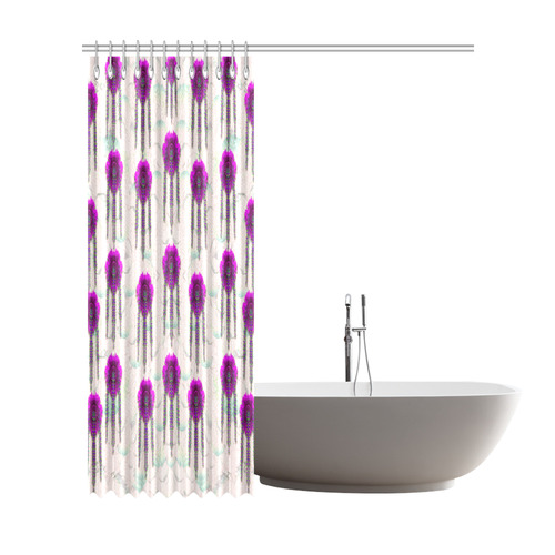 Ice Flower Pop Art Shower Curtain 72"x84"