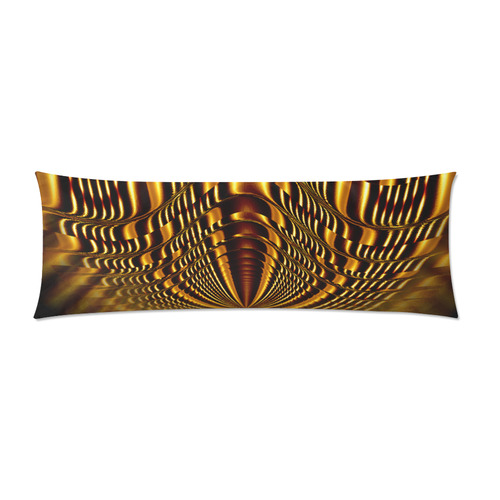 Golden Light Cup Custom Zippered Pillow Case 21"x60"(Two Sides)