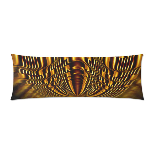 Golden Light Cup Custom Zippered Pillow Case 21"x60"(Two Sides)