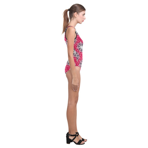 Zappy Mandala Vest One Piece Swimsuit (Model S04)