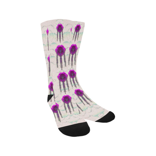 Ice Flower Pop Art Trouser Socks