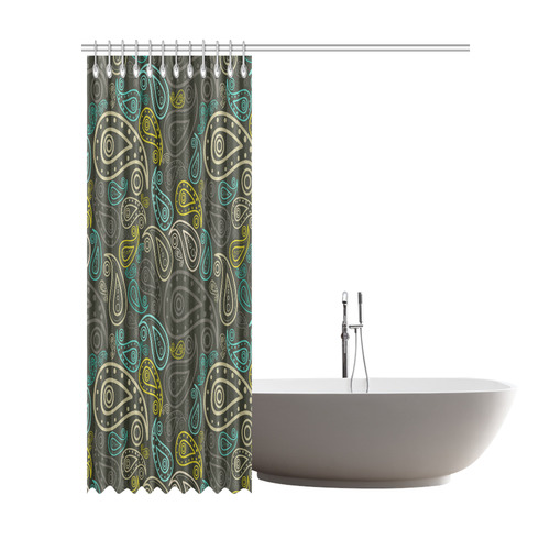 paisley art Shower Curtain 72"x84"