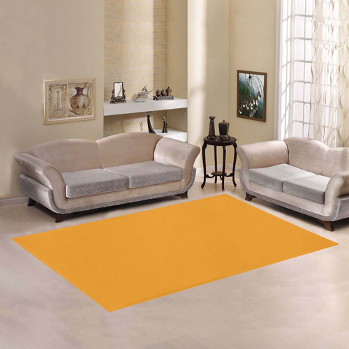 Radiant Yellow Area Rug7'x5'