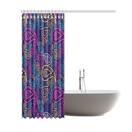 paisley Shower Curtain 69"x84"