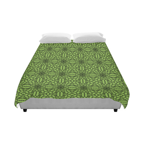 Greenery Lace Duvet Cover 86"x70" ( All-over-print)