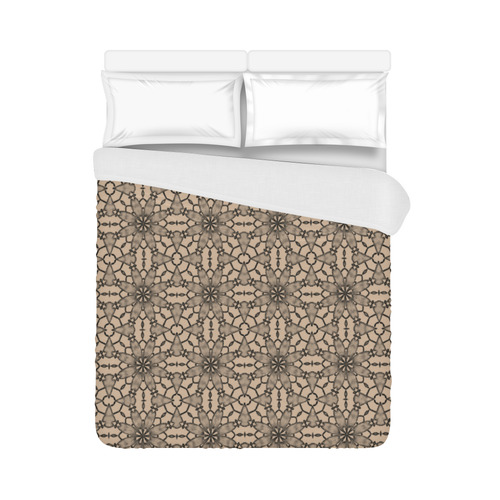 Hazelnut Lace Duvet Cover 86"x70" ( All-over-print)