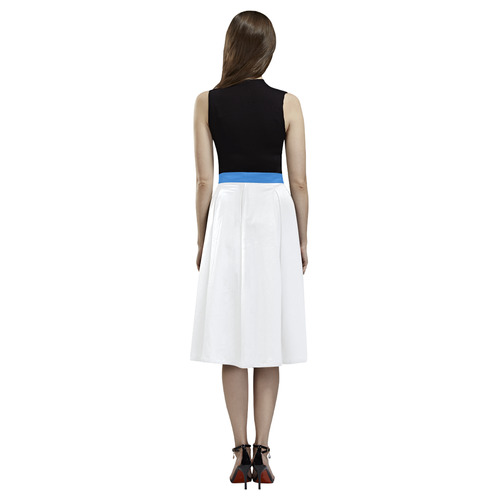 DESIGNERS SKIRT BROWN FOLK / MIDI SKIRT Aoede Crepe Skirt (Model D16)