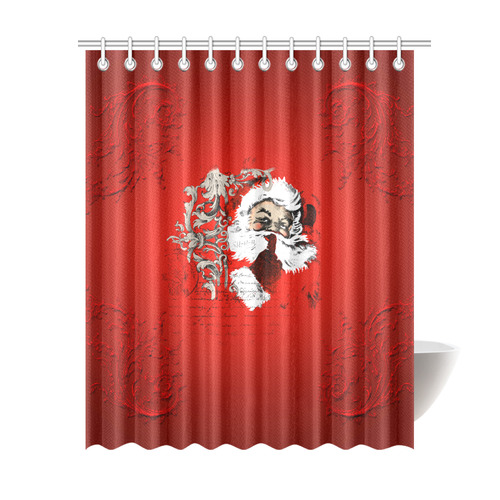Christmas time, Santa Claus Shower Curtain 69"x84"