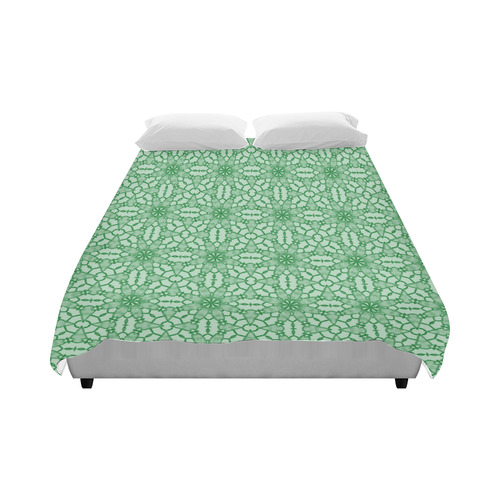 Green Lace Duvet Cover 86"x70" ( All-over-print)
