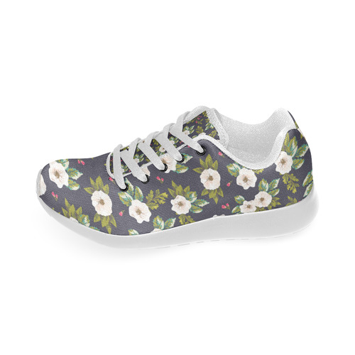 Majestic Flower Pattern Women’s Running Shoes (Model 020)