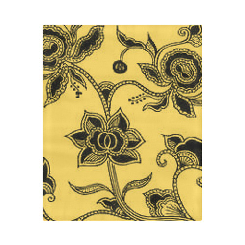 Primrose Yellow Floral Duvet Cover 86"x70" ( All-over-print)