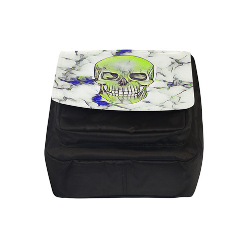 funny Color Skull A by JamColors Crossbody Nylon Bags (Model 1633)