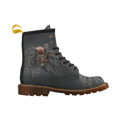 Tarantel - Tarantula Spider Painting High Grade PU Leather Martin Boots For Men Model 402H