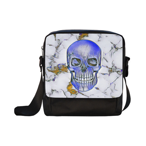 funny Color Skull B by JamColors Crossbody Nylon Bags (Model 1633)