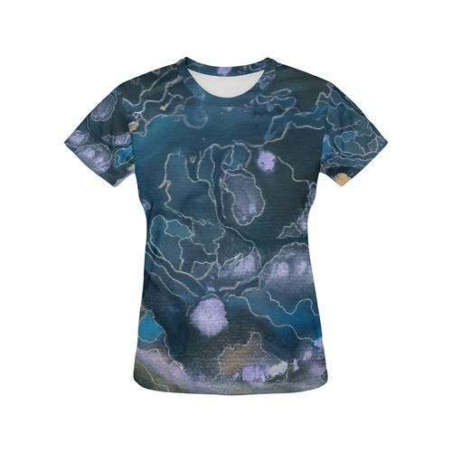 Sphere abstract All Over Print T-Shirt for Women (USA Size) (Model T40)