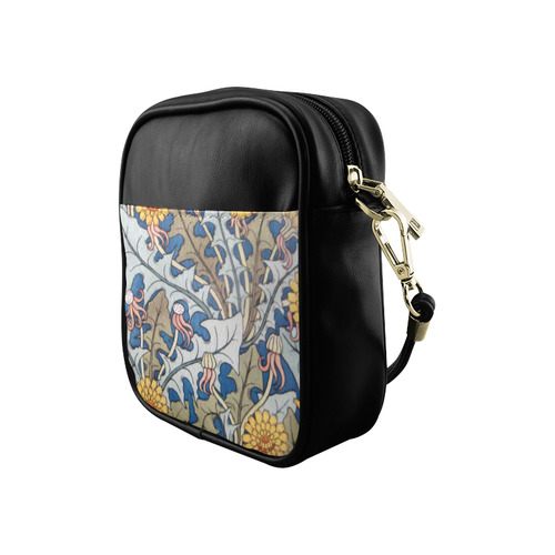 Dandelion Vintage Floral Pattern Sling Bag (Model 1627)