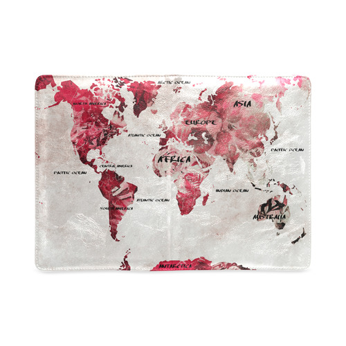 world map Custom NoteBook A5