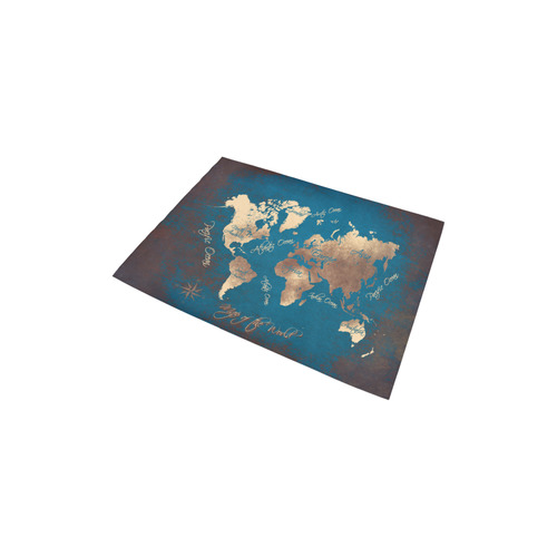 world map Area Rug 2'7"x 1'8‘’