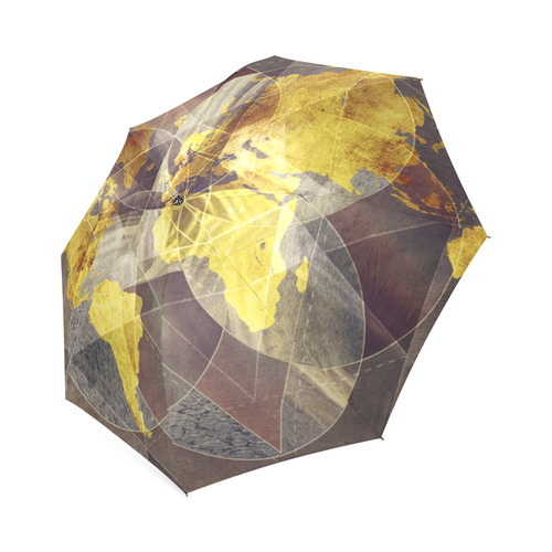 world map Foldable Umbrella (Model U01)