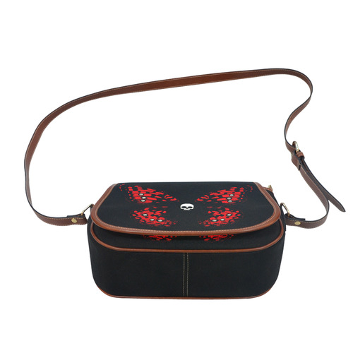 Skully Butterfly Saddle Bag/Large (Model 1649)