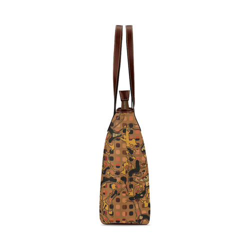 Abstract Pattern Mix 6C by FeelGood Shoulder Tote Bag (Model 1646)
