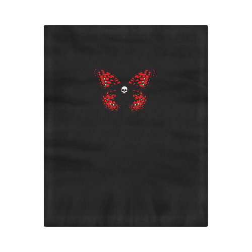 Skully Butterfly Duvet Cover 86"x70" ( All-over-print)
