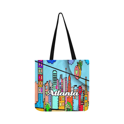 Atlanta by Nico Bielow Reusable Shopping Bag Model 1660 (Two sides)