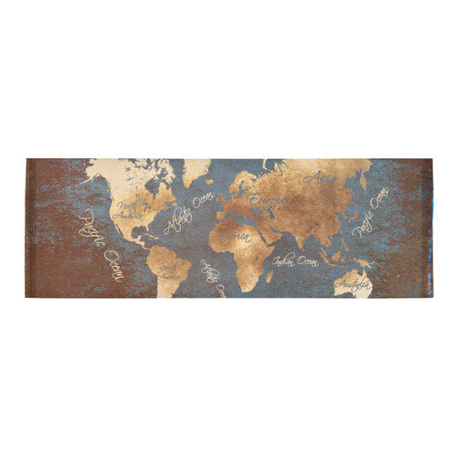 world map Area Rug 9'6''x3'3''