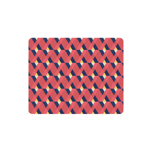 red triangle tile ceramic Rectangle Mousepad