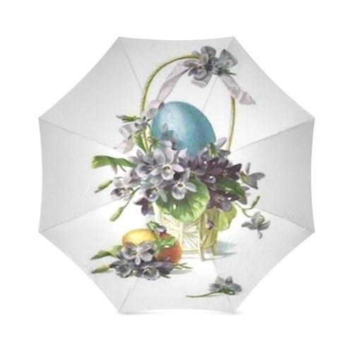 Vintage Easter Basket Foldable Umbrella (Model U01)