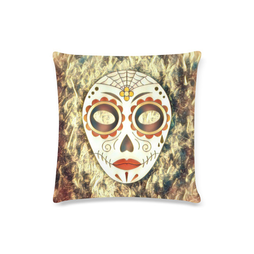 Fantasy tribal death mask A by FeelGood Custom Zippered Pillow Case 16"x16"(Twin Sides)