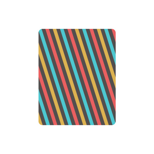 retro stripe Rectangle Mousepad