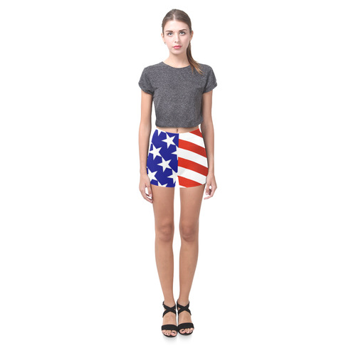 Patriotic America Briseis Skinny Shorts (Model L04)