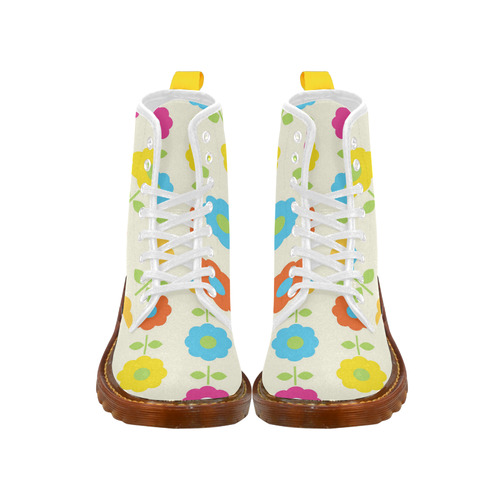 MEN Martin boots with Spring flowers Martin Boots For Men Model 1203H