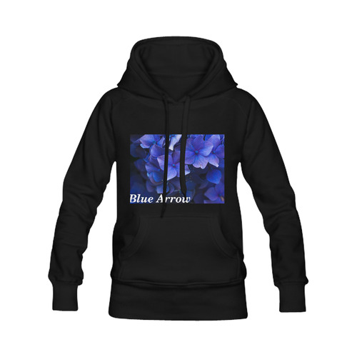 Blue Flower Men's Classic Hoodie (Remake) (Model H10)